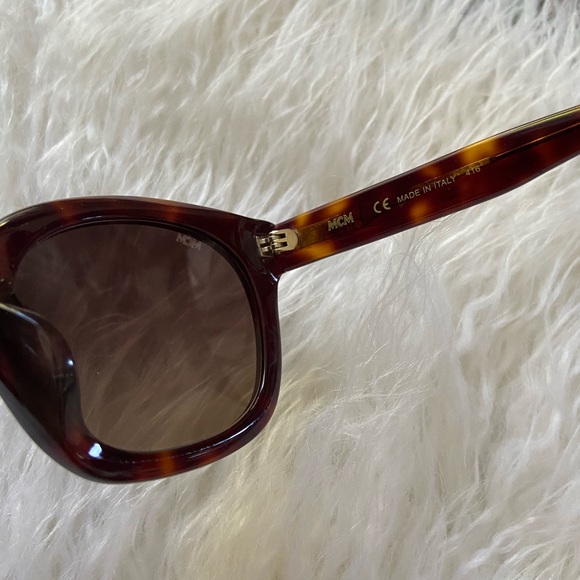 mcm square sunglasses acetate 52 mm tortoise square 100% UV protection unisex - Picture 9 of 16
